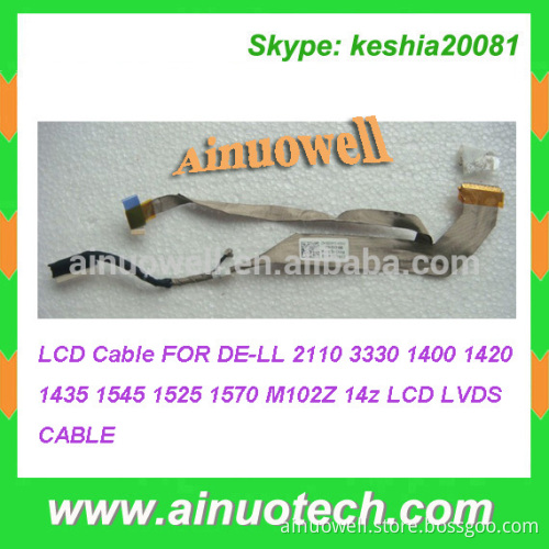 Laptop lcd Cable for DELL 1545 1525 1570 2110 3330 1400 1420 1435 M102Z 14z LED LVDS CABLE